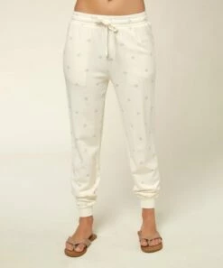 Flash Sale 😉 O'Neill Off-White Spot Oceanic Drawstring Sweatpants - Juniors ✔️ -O'Neill Sales zu101695965 alt 1 tm1639170774