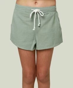 Cheap 🧨 O'Neill Sage Green Sage Drawstring Shorts - 👧 Girls 🛒
