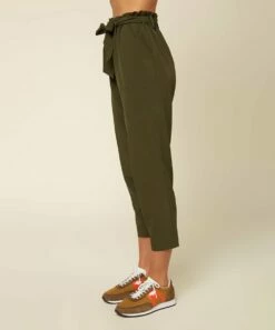 Best reviews of 🔔 O'Neill Dark Olive Layover Crop Pants - Juniors 👍 -O'Neill Sales zu102876233 alt 3 tm1644337128