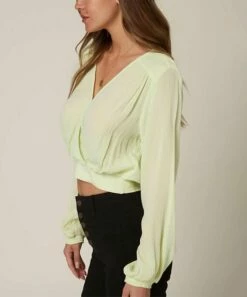 Outlet 🧨 O'Neill Mint Freely Surplice Top - Juniors 😉 -O'Neill Sales zu102876317 alt 2 tm1644337128
