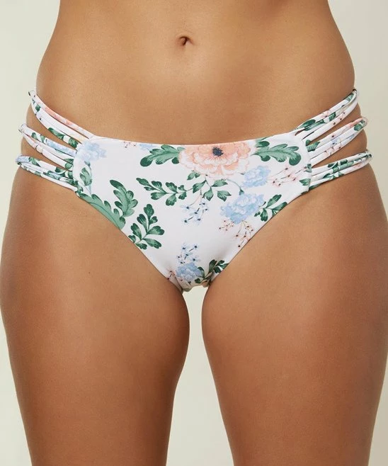 Deals ๐ O'Neill White & Green Floral Cross-Strap ๐ Bikini Bottoms - Juniors โญ 5 Deals ๐ O'Neill White & Green Floral Cross-Strap ๐ Bikini Bottoms - Juniors โญ - Image 3