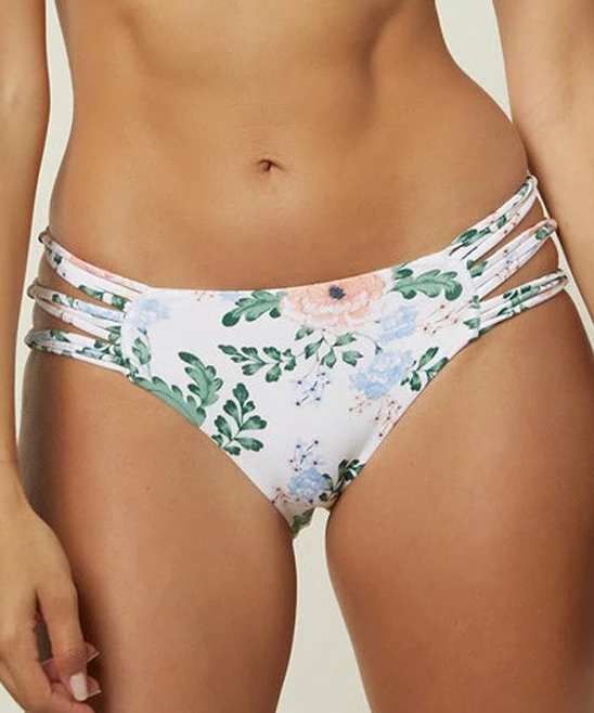 Deals ๐ O'Neill White & Green Floral Cross-Strap ๐ Bikini Bottoms - Juniors โญ 3 Deals ๐ O'Neill White & Green Floral Cross-Strap ๐ Bikini Bottoms - Juniors โญ