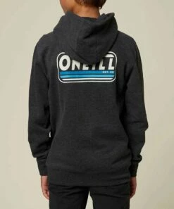 Flash Sale ❤️ O'Neill Black & Blue Logo Fifty-Two Hoodie - Boys 🌟 -O'Neill Sales zu105017074 alt 3 tm1660679862