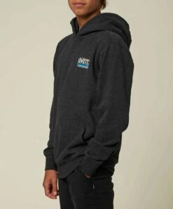 Flash Sale ❤️ O'Neill Black & Blue Logo Fifty-Two Hoodie - Boys 🌟 -O'Neill Sales zu105017074 alt 4 tm1660679862