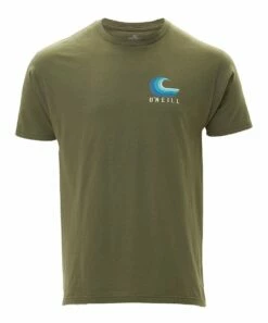 Brand new 💯 O'Neill Military Green Surf Side Tee - Men 🌟