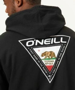 Wholesale 🔥 O'Neill Black California Flag Hoodie - Men 😉 -O'Neill Sales zu105403597 alt 2 tm1663786211