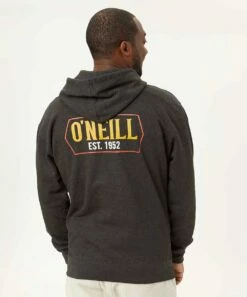 Deals ⭐ O'Neill Charcoal Heather Brink Hoodie - Men 😍 -O'Neill Sales zu105403598 alt 1 tm1663786211