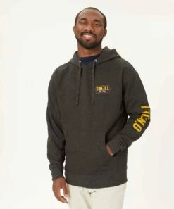 Deals ⭐ O'Neill Charcoal Heather Brink Hoodie - Men 😍 -O'Neill Sales zu105403598 main tm1663786211