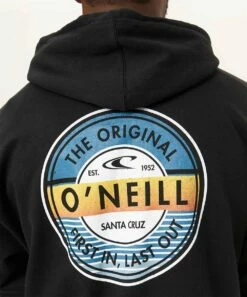Hot Sale 🔔 O'Neill Black Northern Hoodie - Men 🎁 -O'Neill Sales zu105403609 alt 2 tm1663786211