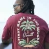 Buy 🎁 O'Neill Burgundy 'O'Neill' Palmstrands Tee - Men 👏