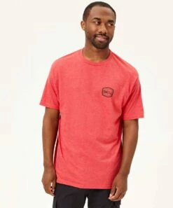 Coupon 👍 O'Neill Red Heather 'O'Neill' Tangier Tee - Men 🤩 -O'Neill Sales zu105419227 main tm1660594685