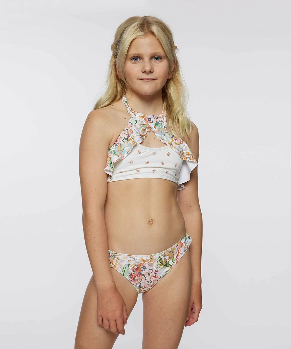 Best deal ๐ O'Neill Vanilla Floral Arden Ruffle High-Neck ๐ Bikini - ๐ง Girls ๐งจ 4 Best deal ๐ O'Neill Vanilla Floral Arden Ruffle High-Neck ๐ Bikini - ๐ง Girls ๐งจ - Image 2