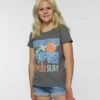 Flash Sale 🧨 O'Neill Gray 'O'Neill Surf' Miami Crewneck Tee - 👧 Girls 🔔 -O'Neill Sales zu106421515 main tm1655218201