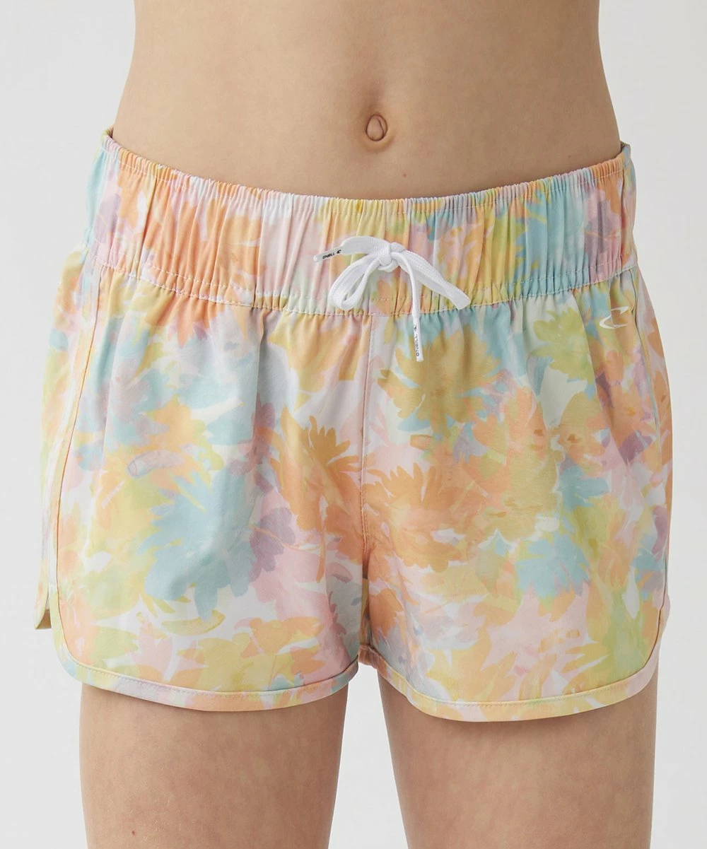 Wholesale ⭐ O'Neill Yellow Floral Lane Side-Slit Drawstring Boardshorts - 👧 Girls ⌛ 4 Wholesale ⭐ O'Neill Yellow Floral Lane Side-Slit Drawstring Boardshorts - 👧 Girls ⌛ - Image 2