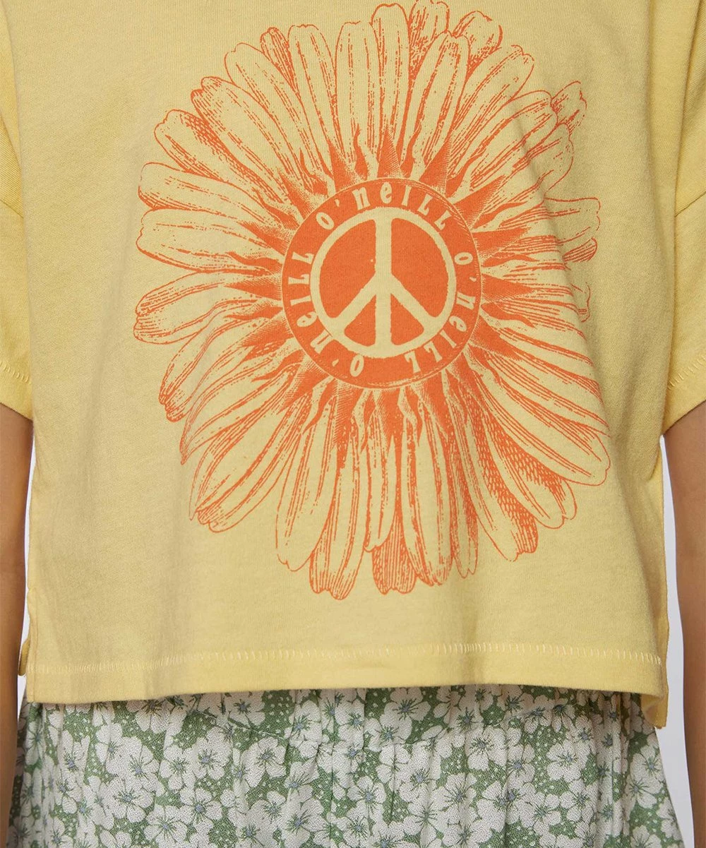 Flash Sale ๐ O'Neill Yellow & Orange Peace Daisy Crop Top - ๐ง Girls โญ 6 Flash Sale ๐ O'Neill Yellow & Orange Peace Daisy Crop Top - ๐ง Girls โญ - Image 4