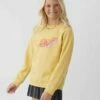 Promo 🎁 O'Neill Yellow Floral Oversize Lillia Sweatshirt - 👧 Girls 🌟 -O'Neill Sales zu106421551 main tm1660679862