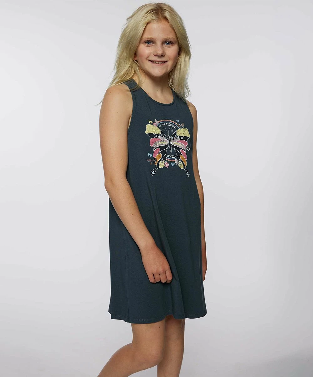 Cheap ๐ฅฐ O'Neill Black & Multicolor 'Be The Change' Butterfly Lillie Racerback ๐ Dress - ๐ง Girls ๐ 4 Cheap ๐ฅฐ O'Neill Black & Multicolor 'Be The Change' Butterfly Lillie Racerback ๐ Dress - ๐ง Girls ๐ - Image 2