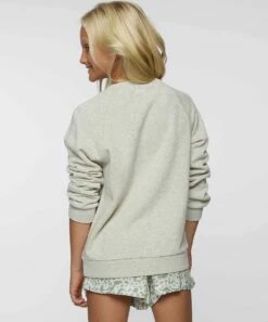 Deals ✨ O'Neill Heather Gray Sunrise Oversize Lillia Sweatshirt - 👧 Girls 🎁 -O'Neill Sales zu106424807 alt 4 tm1660679862