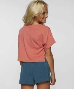 Coupon 🔥 O'Neill Rose & Multicolor Butterfly Magic Maker Crop Top - 👧 Girls 🎁 -O'Neill Sales zu106424897 alt 4 tm1655218201