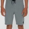 Brand new ✨ O'Neill Heather Gray Hyperfreak Solid Boardshorts - Boys 🛒