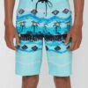 Hot Sale 🤩 O'Neill Turquoise & Blue Heist Hyperfreak Boardshorts - Boys 🥰 -O'Neill Sales zu106432191 main tm1655480299