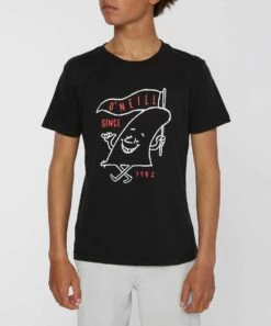 Deals 🔥 O'Neill Black & White Fin Guy Crewneck Tee - Boys 🤩