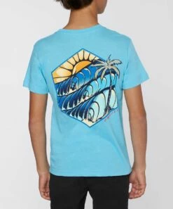 Deals 🔔 O'Neill Aqua & Blue Set Crewneck Tee - Boys 🔔