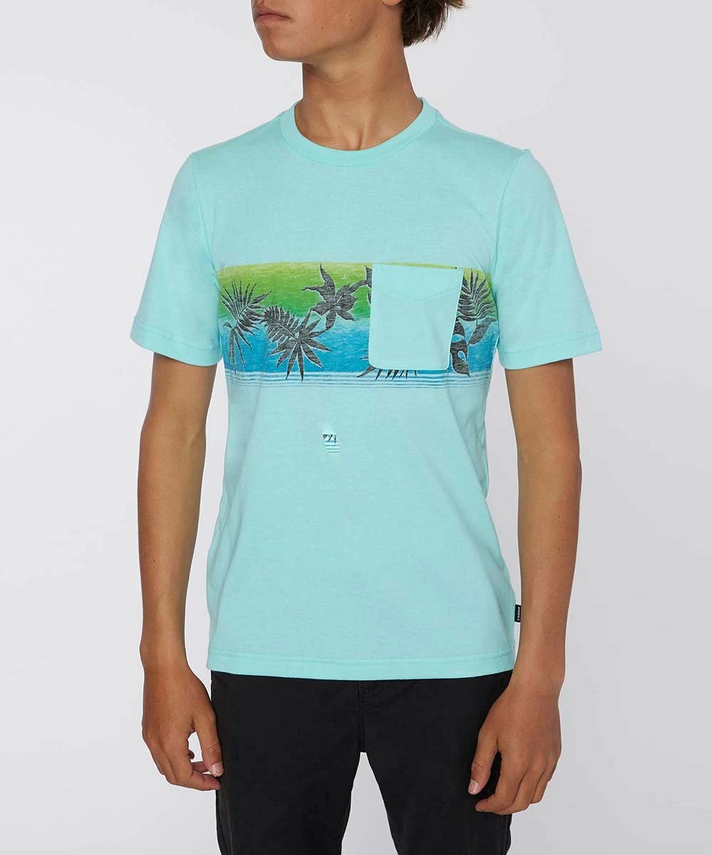Cheapest 🛒 O'Neill Turquoise & Green Heist Crewneck Tee - Boys 🎁 3 Cheapest 🛒 O'Neill Turquoise & Green Heist Crewneck Tee - Boys 🎁