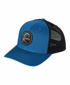 Promo 😉 O'Neill Pacific Blue & Black Logo Snapback ⚾ Baseball Cap 🌟