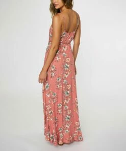 Wholesale 🎁 O'Neill Rose Floral Viola Skinny-Strap V-Neck 👗 Dress - Juniors 🔔 -O'Neill Sales zu106672948 alt 4 tm1656517253