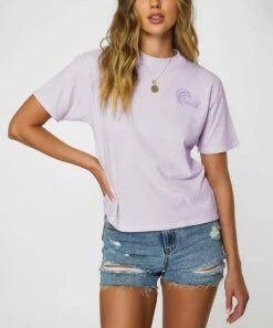Best reviews of 🛒 O'Neill Purple Palm Tree 'O'Neill' Wavey Daze Tee - Juniors ⭐ -O'Neill Sales zu106683054 alt 2 tm1656517253