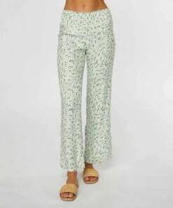 Best deal 🧨 O'Neill Light Green Floral Johnny Pants - Juniors 🛒