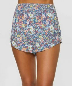Discount 🌟 O'Neill Blue & Pink Floral Cove Merrow-Hem Shorts - Juniors 🎉 -O'Neill Sales zu106702080 main tm1656516914