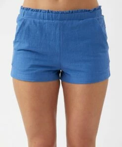 Wholesale ❤️ O'Neill Blue Carlene Smocked Shorts - Juniors 🧨