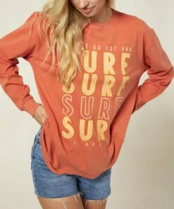 Coupon 😀 O'Neill Sandstone 'Go Out And Surf' Long-Sleeve Tee - Juniors 😍
