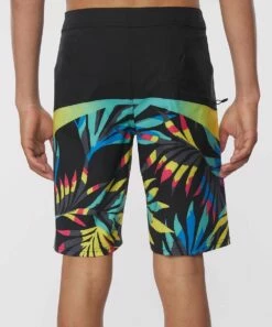 Cheapest ✔️ O'Neill Black & Blue Floral Hyperfreak Boardshorts - Boys 👍 -O'Neill Sales zu107962544 alt 2 tm1660679862