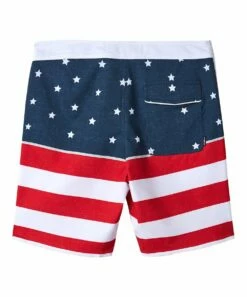 Cheapest 🎁 O'Neill Red & Blue Star Stripe Hyperfreak Apollo Boardshorts - Boys 😍 -O'Neill Sales zu107962549 alt 4 tm1671560778