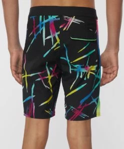 Cheapest 😉 O'Neill Black Abstract Hyperfreak Fire Coral Boardshorts - Boys 🔥 -O'Neill Sales zu107962568 alt 2 tm1671560778