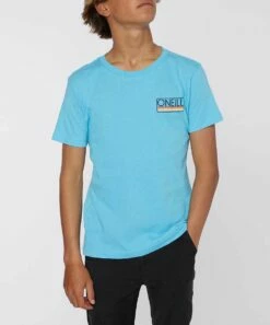 Deals 😀 O'Neill Blue & Orange 'O'Neill' Logo Headquarters Crewneck Tee - Boys 👍 -O'Neill Sales zu107962609 alt 5 tm1660679862