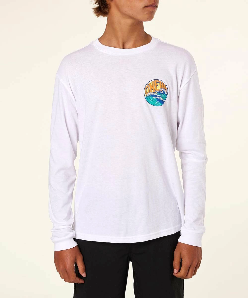 Promo 🎁 O'Neill White & Orange Logo Double Up Long-Sleeve Top - Boys 🥰 4 Promo 🎁 O'Neill White & Orange Logo Double Up Long-Sleeve Top - Boys 🥰 - Image 2