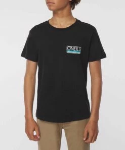 Discount 🥰 O'Neill Blue & Black 'O'Neill' Logo Headquarters Crewneck Tee - Boys 🌟 -O'Neill Sales zu107962675 alt 4 tm1660679862