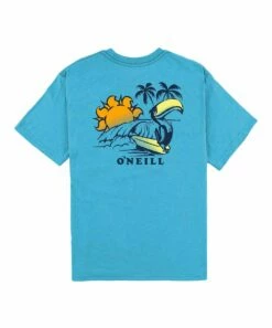 Brand new 🔥 O'Neill Bright Blue & Orange Logo Cruiser Crewneck Tee - Boys 🎉 -O'Neill Sales zu107962683 alt 3 tm1660679862
