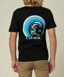 Best deal 🎉 O'Neill Black & Blue Logo Reverberation Crewneck Tee - Boys ✨