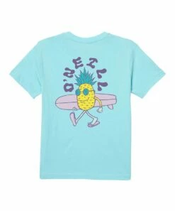 Promo โ O'Neill Turquoise & Pink 'O'Neill' Logo Pineapple Stroll Crewneck Tee - Boys ๐