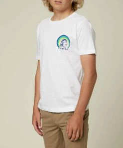 Best reviews of 🔔 O'Neill White & Blue Logo Reverberation Crewneck Tee - Boys ✨ -O'Neill Sales zu107968914 alt 2 tm1660679862