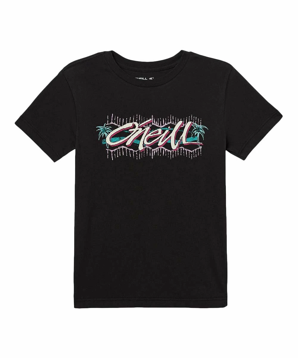 Hot Sale โ๏ธ O'Neill Black & White 'O'Neill' Logo Scribble Crewneck Tee - Boys ๐ 6 Hot Sale โ๏ธ O'Neill Black & White 'O'Neill' Logo Scribble Crewneck Tee - Boys ๐ - Image 4