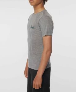 Deals 🔥 O'Neill Heather Gray & Blue 'O'Neill' Logo Incognito Crewneck Tee - Boys 🔔 -O'Neill Sales zu107969035 alt 2 tm1660679862