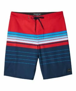 New 👏 O'Neill Red & Blue Color Block Hyperfreak Heist Boardshorts - Boys 😉 -O'Neill Sales zu107969110 alt 3 tm1671560778