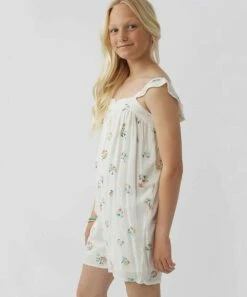 Best deal ๐ O'Neill White & Blue Floral Flutter Sleeve Augie Romper - ๐ง Girls โค๏ธ 9 Best deal ๐ O'Neill White & Blue Floral Flutter Sleeve Augie Romper - ๐ง Girls โค๏ธ -O'Neill Sales zu107979677 alt 2 tm1660679511