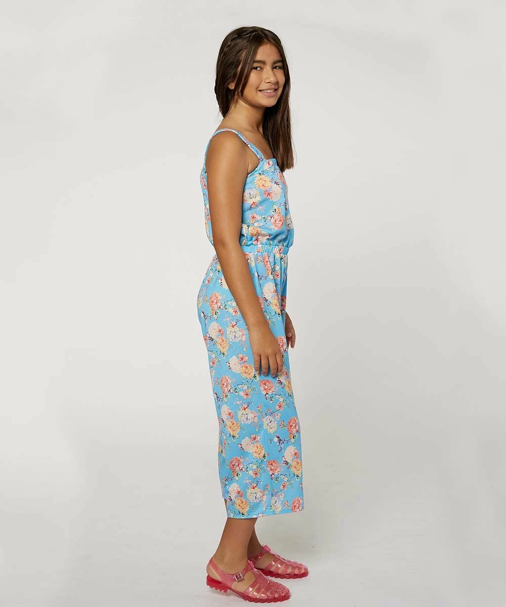 Top 10 🔔 O'Neill Light Blue & Yellow Floral Aris Sleeveless Jumpsuit - 👧 Girls 🛒 5 Top 10 🔔 O'Neill Light Blue & Yellow Floral Aris Sleeveless Jumpsuit - 👧 Girls 🛒 - Image 3